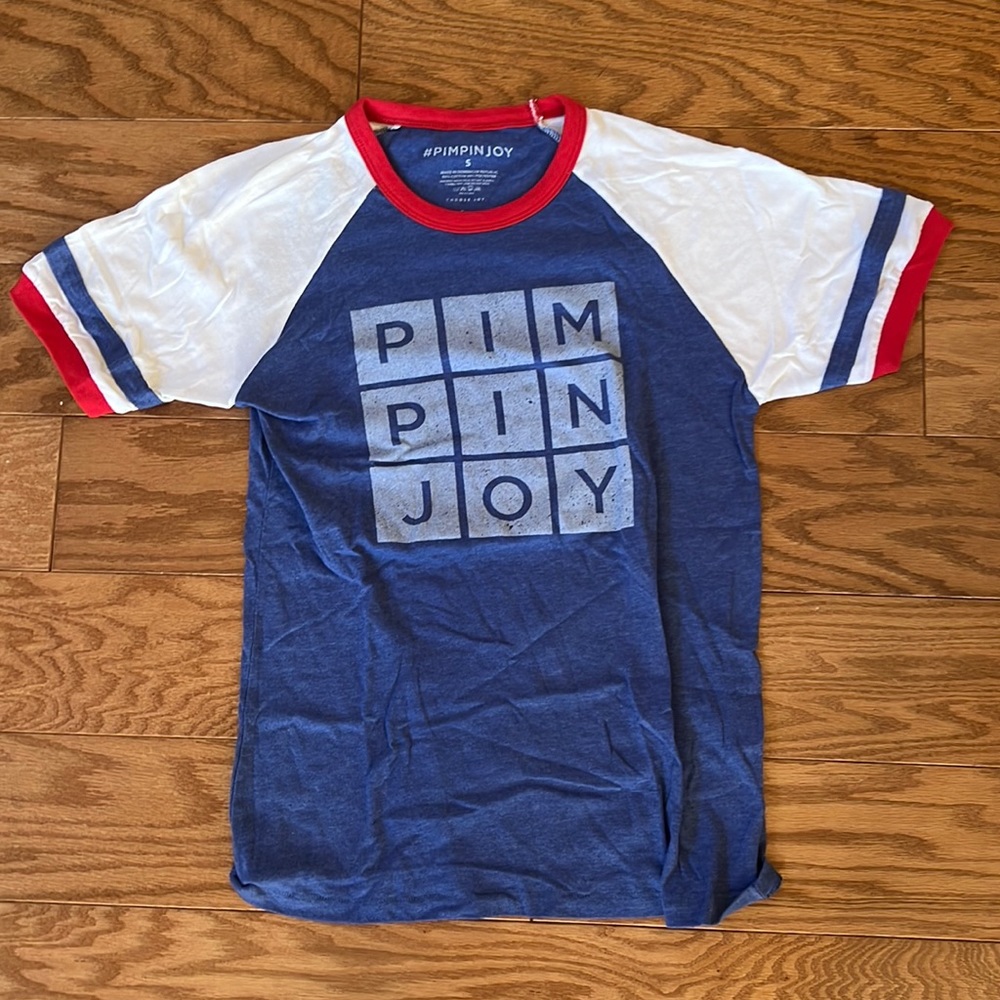 PIMPINJOY Red/White/Blue Tee